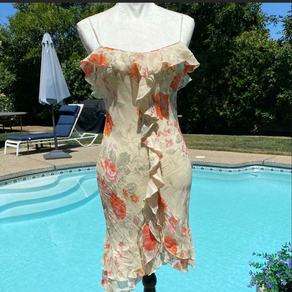 Floral Ruffle Dress